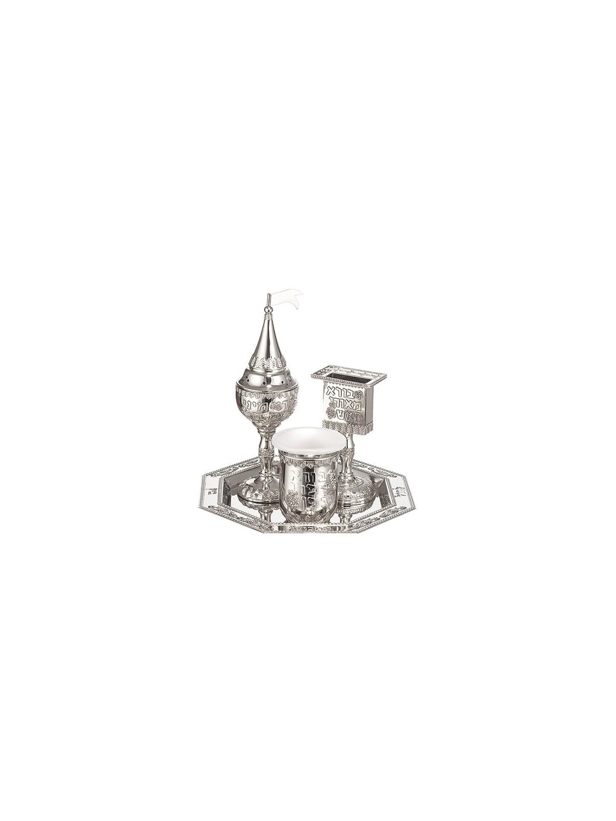 Nickel Havdala Set - Traditional